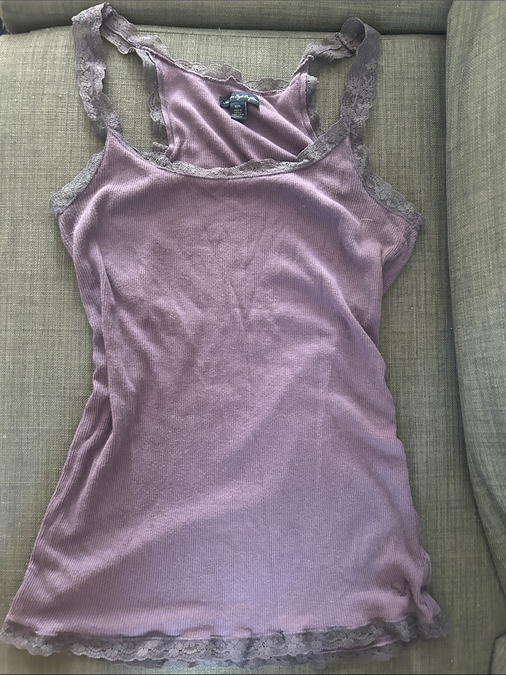Vintage American eagle purple lace tank